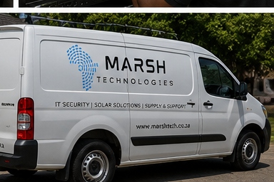 Marsh Technologies branded vehicle